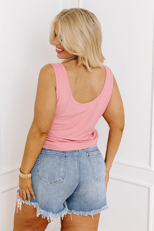 Impressions Star Sign Top In Pink Curves