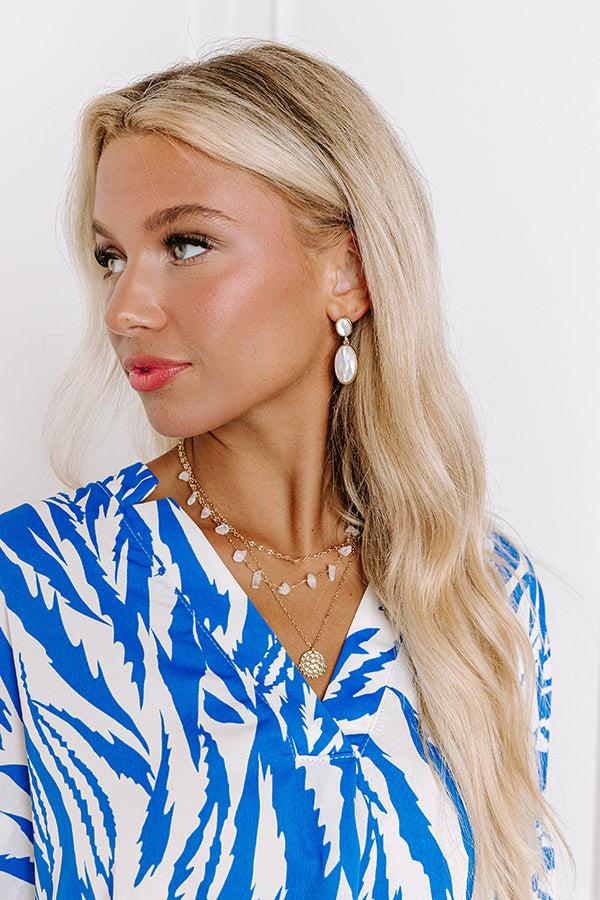 Impressions Starlit Slopes Earrings In Ivory