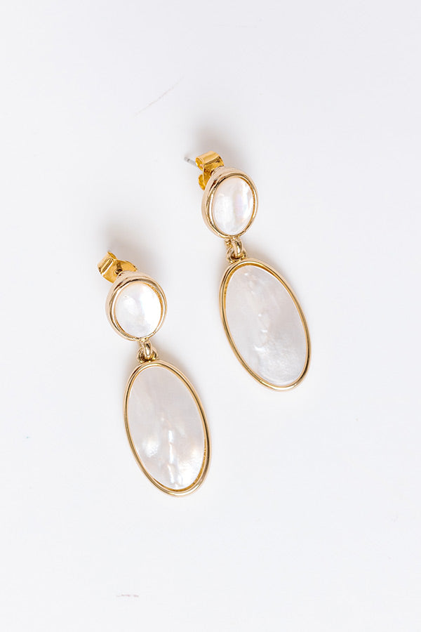 Impressions Starlit Slopes Earrings In Ivory