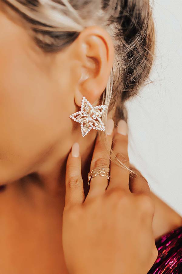 Impressions Stars In Your Eyes Earrings In Gold