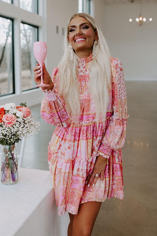 Impressions Stay Consistent Paisley Shift Dress