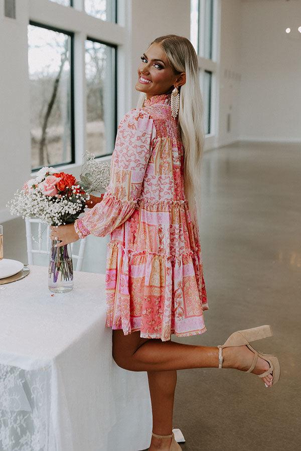 Impressions Stay Consistent Paisley Shift Dress