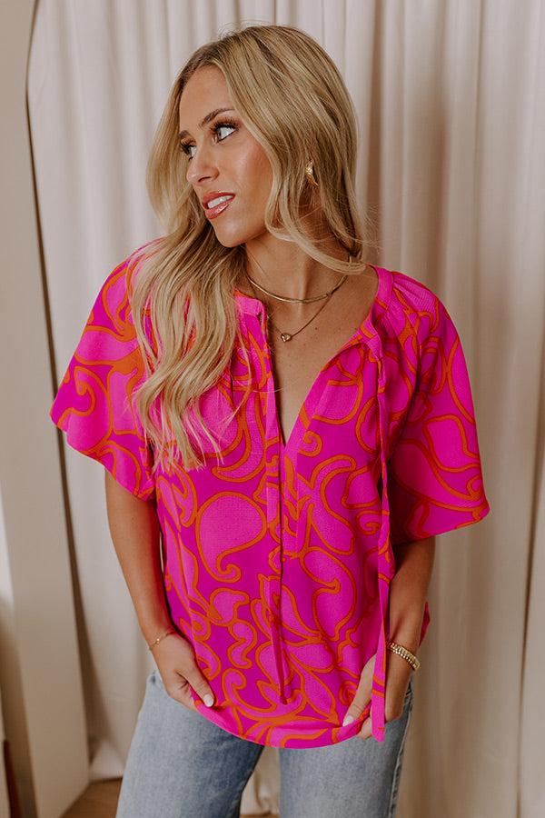 Impressions Stay Sweet Floral Top