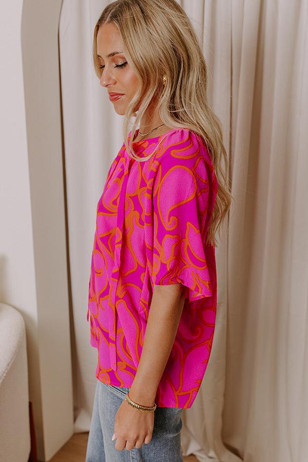 Impressions Stay Sweet Floral Top