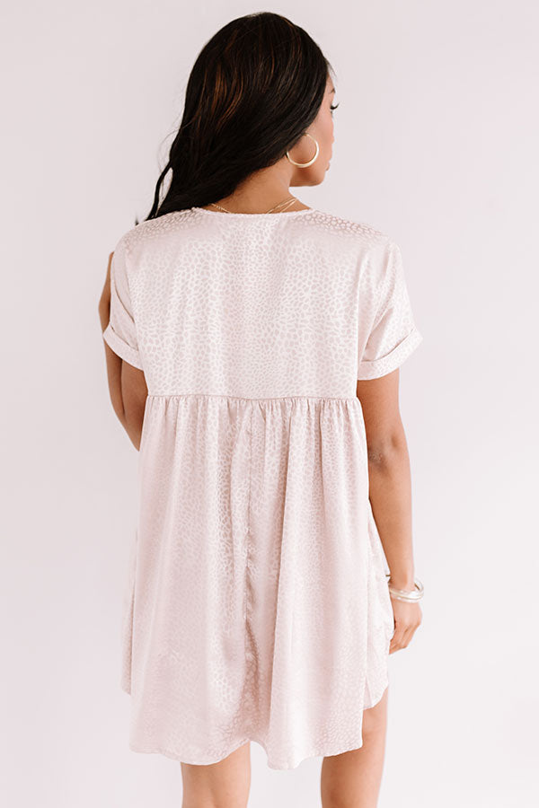 Impressions Stolen Hearts Babydoll Dress In Blush