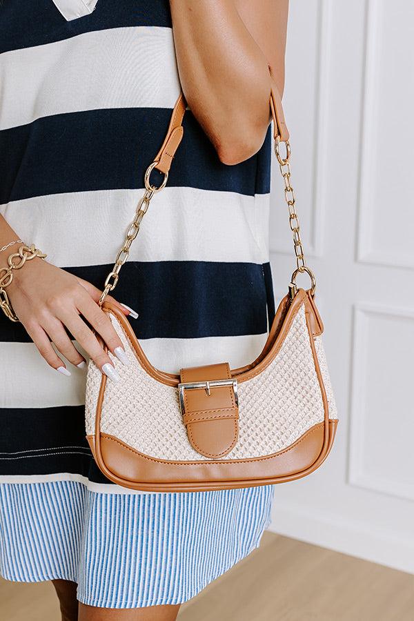 Impressions Stop The Show Woven Purse in Brown