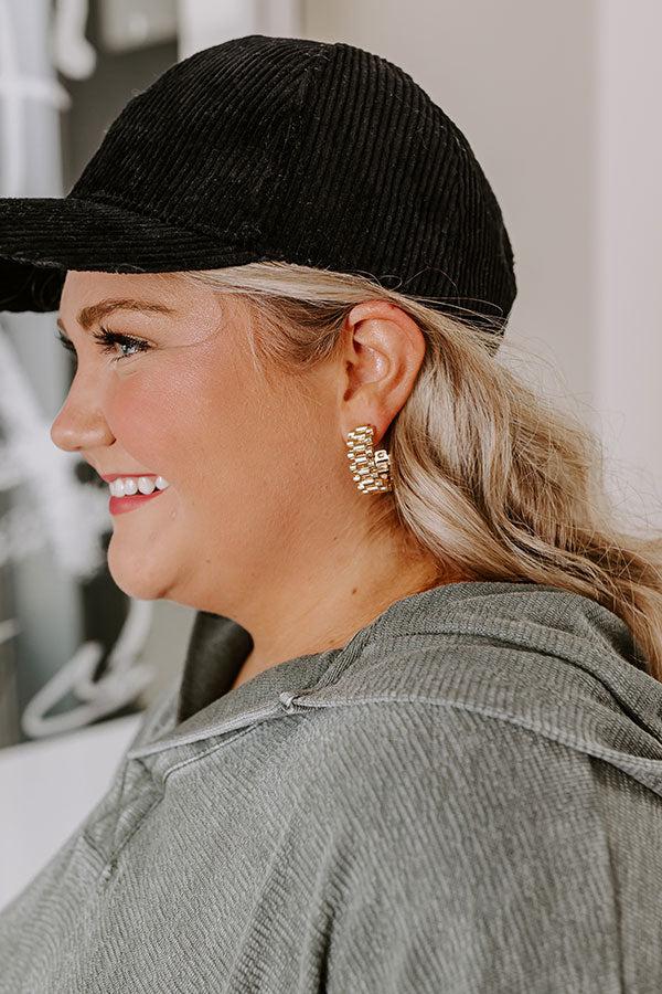 Impressions Stop Time Hoop Earrings