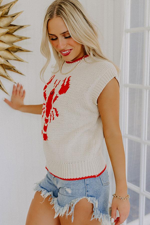 Impressions Strolling Through Maine Knit Top