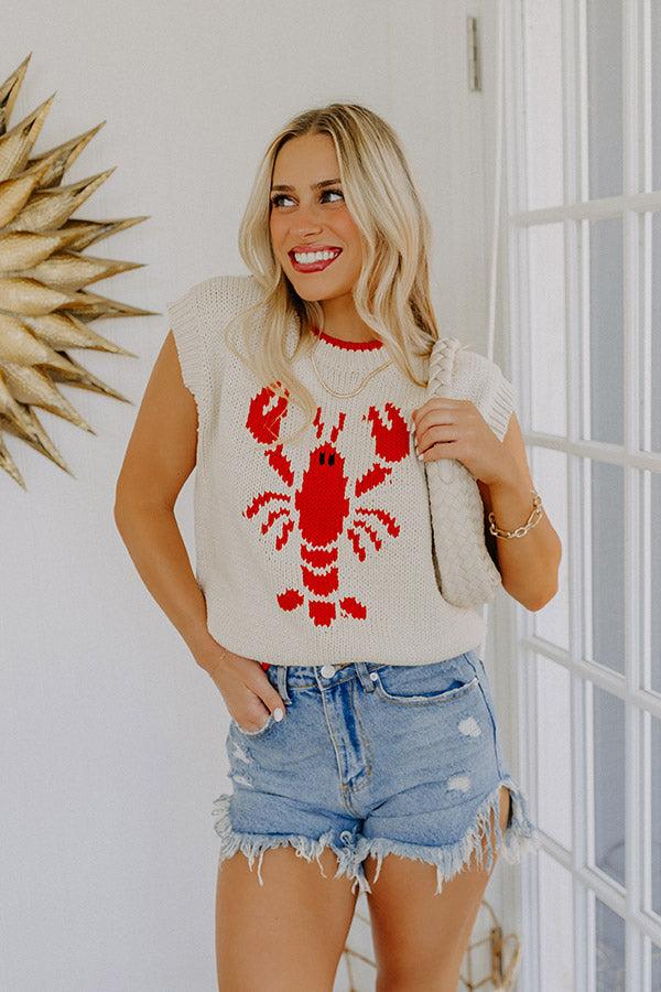 Impressions Strolling Through Maine Knit Top