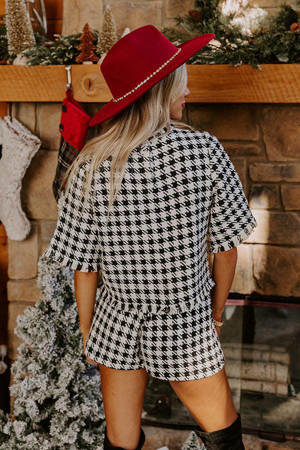 Impressions Style Sense Tweed Top