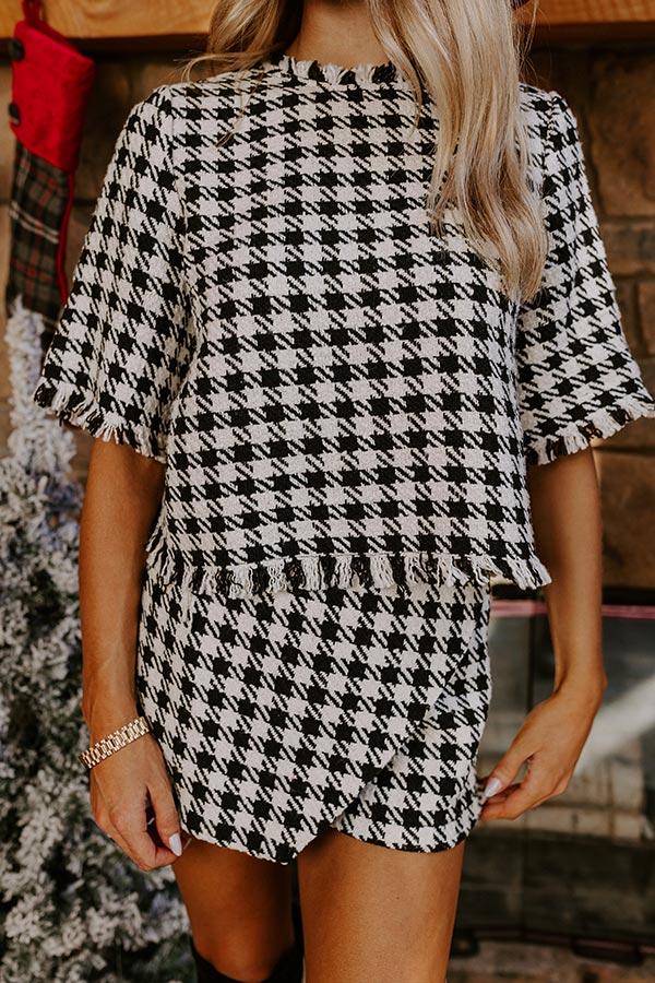 Impressions Style Sense Tweed Top