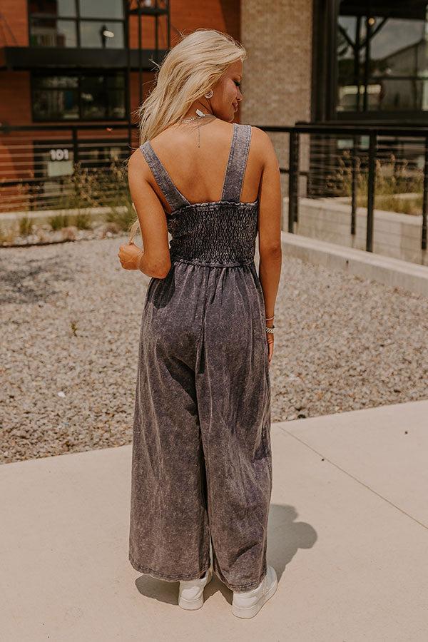 Impressions Summer Sorbet Mineral Wash Jumpsuit