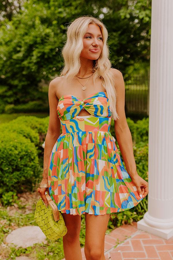 Impressions Summer Splash Pleated Romper