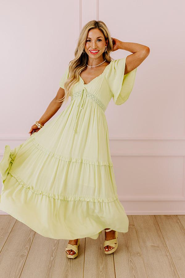 Impressions Summer Swoon Ruffle Midi
