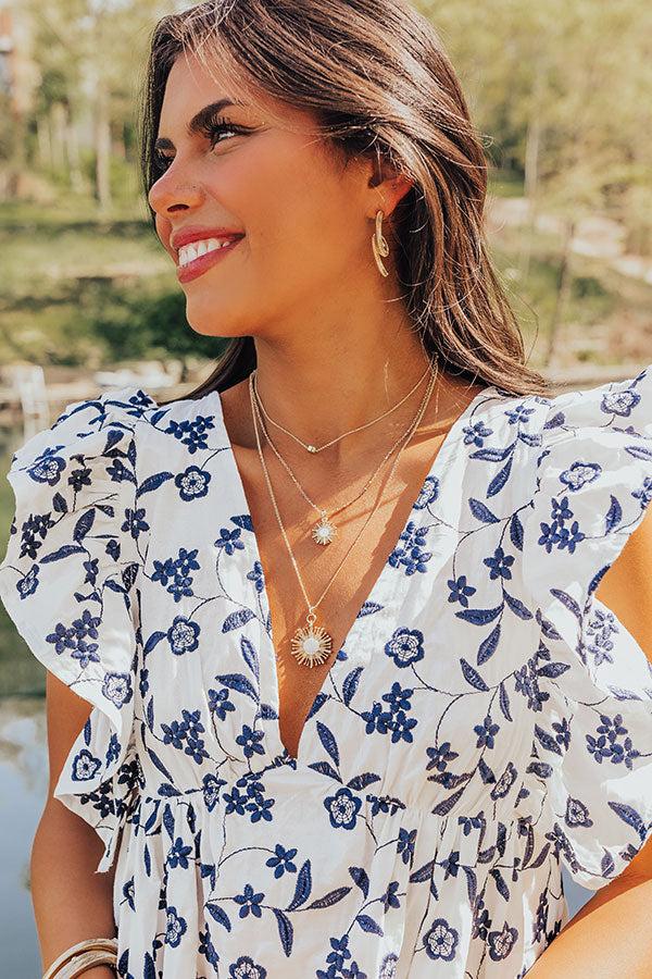 Impressions Sunburst Layered Necklace