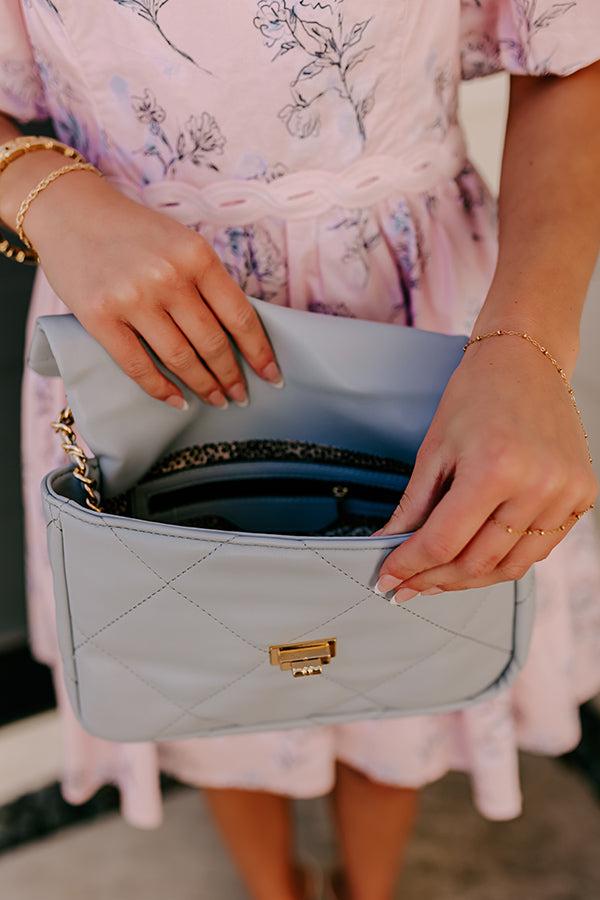 Impressions Sunday Chic Faux Leather Quilted Purse