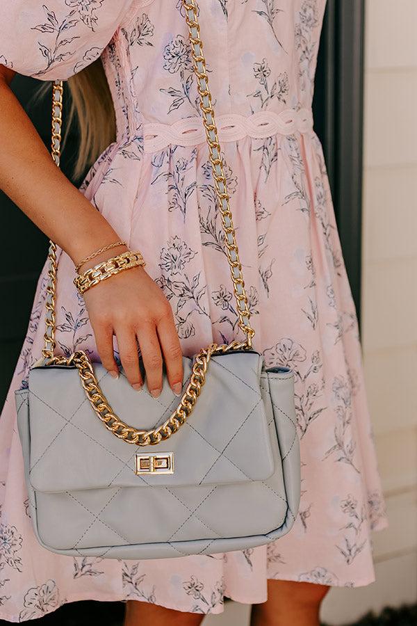 Impressions Sunday Chic Faux Leather Quilted Purse