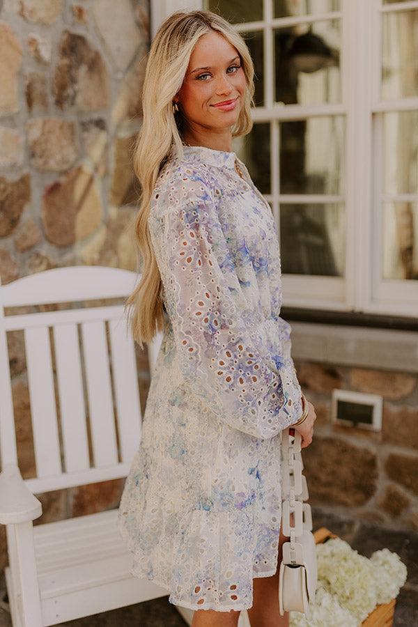 Impressions Sunday In St. Cloud Eyelet Mini Dress