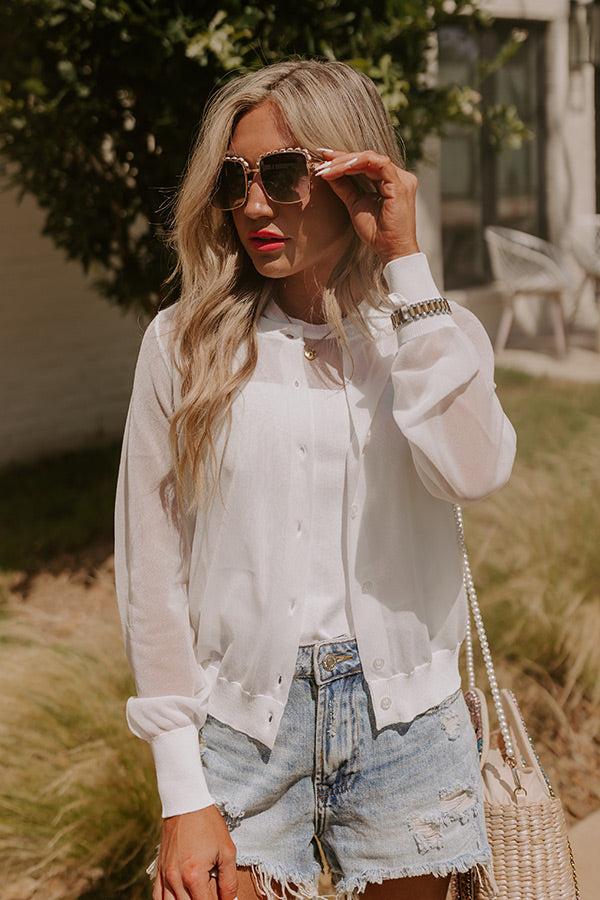 Impressions Sunday Mornings Knit Two Piece Top