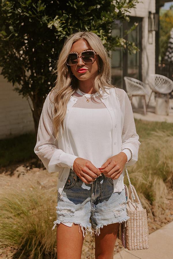 Impressions Sunday Mornings Knit Two Piece Top