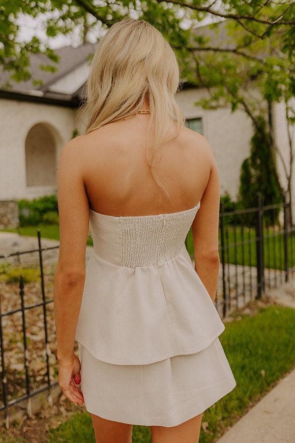 Impressions Sunday Social Peplum Top