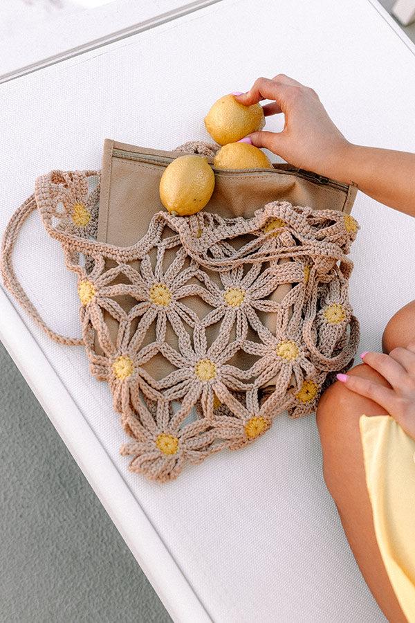 Impressions Sunflower Fields Woven Tote
