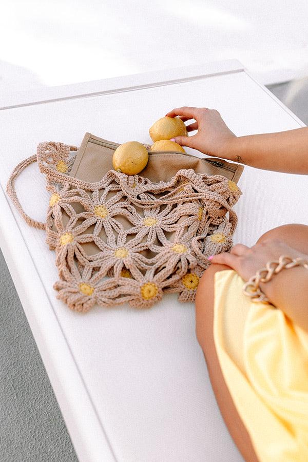 Impressions Sunflower Fields Woven Tote