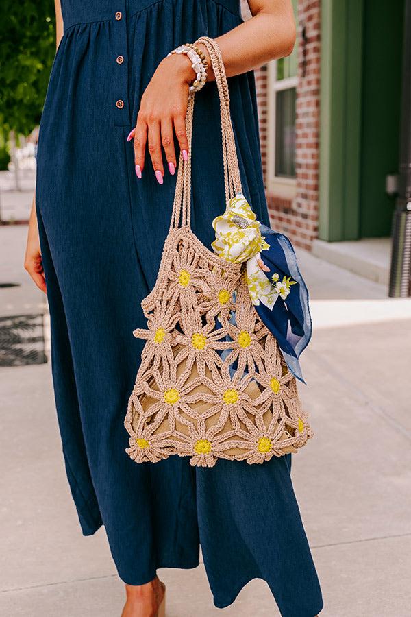 Impressions Sunflower Fields Woven Tote