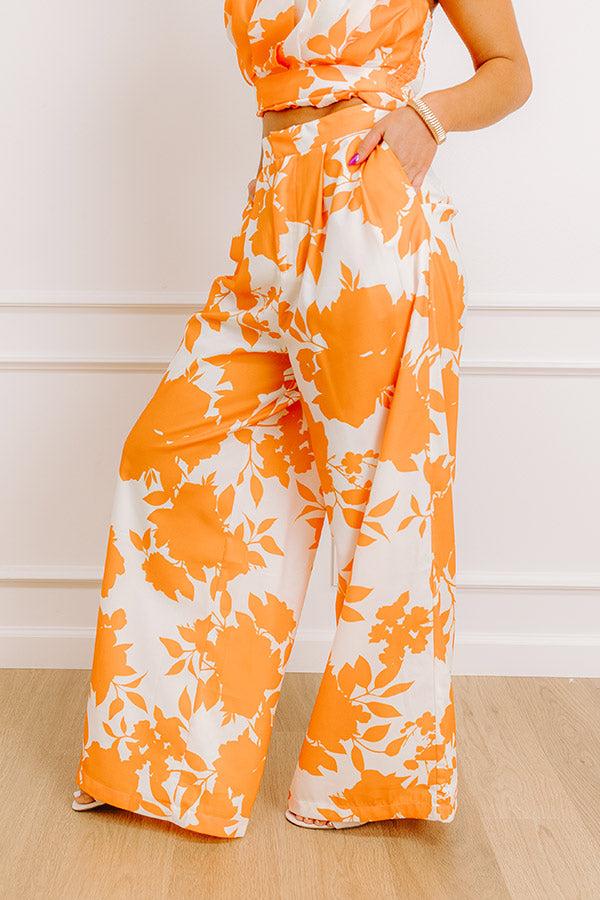 Impressions Sunkist Moment High Waist Floral Pants