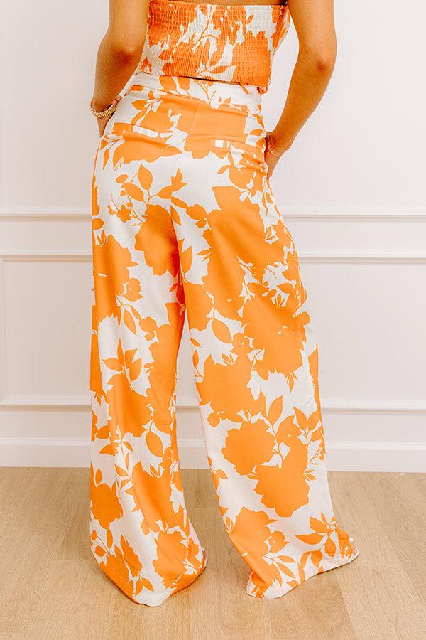Impressions Sunkist Moment High Waist Floral Pants