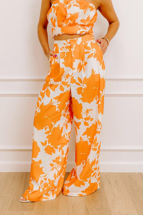 Impressions Sunkist Moment High Waist Floral Pants