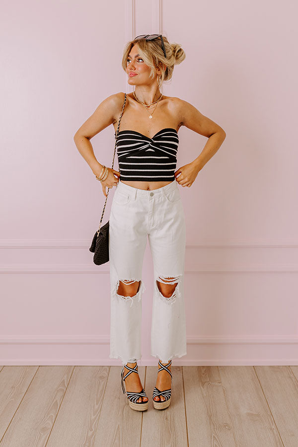 Impressions Sunny Stride Crop Top