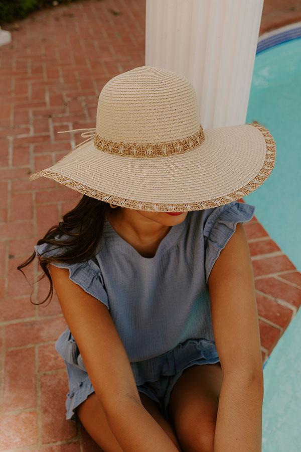 Impressions Sunny Views Raffia Woven Hat In Ivory