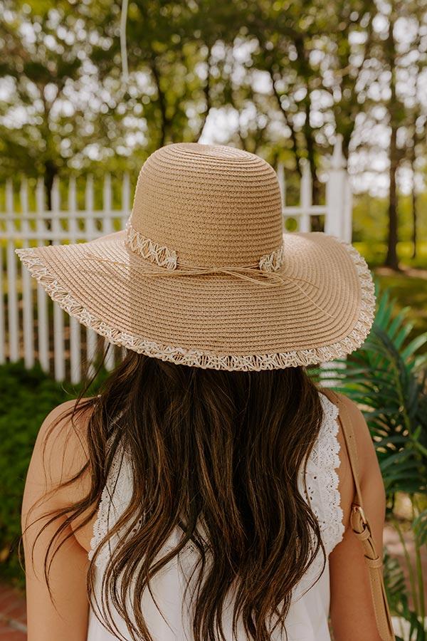 Impressions Sunny Views Raffia Woven Hat In Tan