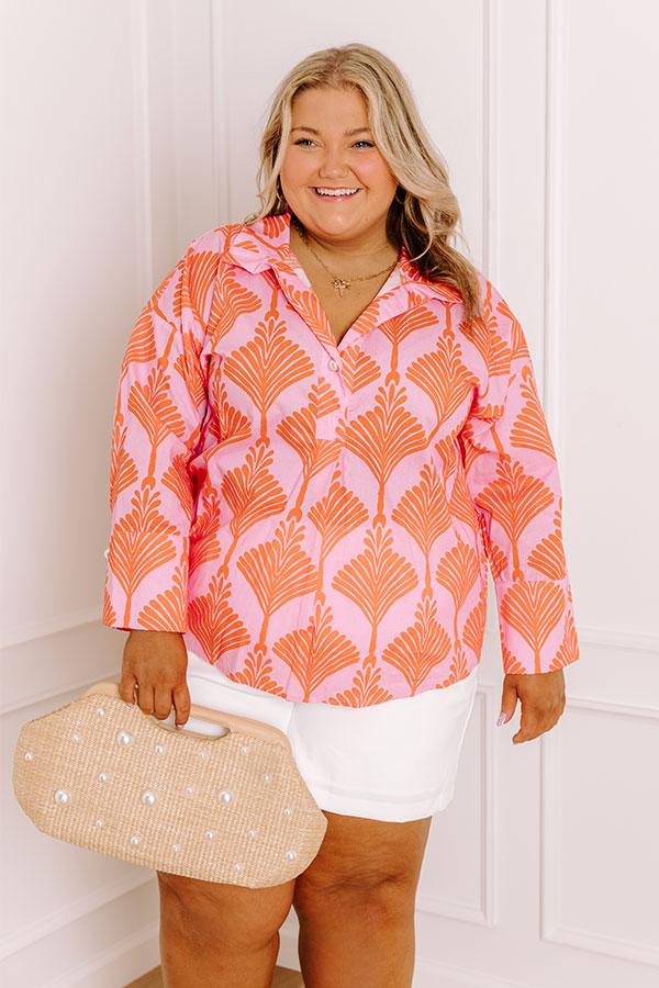 Impressions Sunny Whirlwind Shift Top Curves