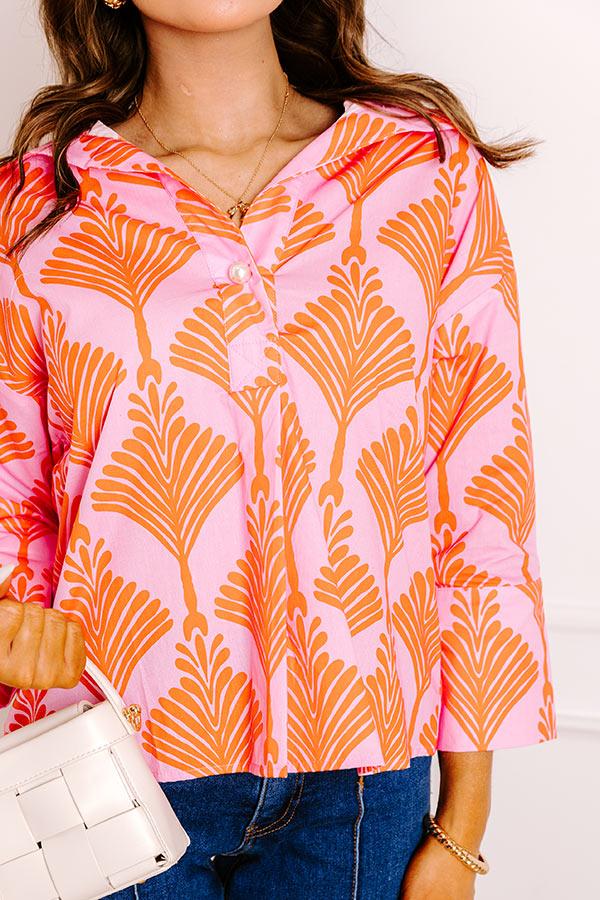 Impressions Sunny Whirlwind Shift Top