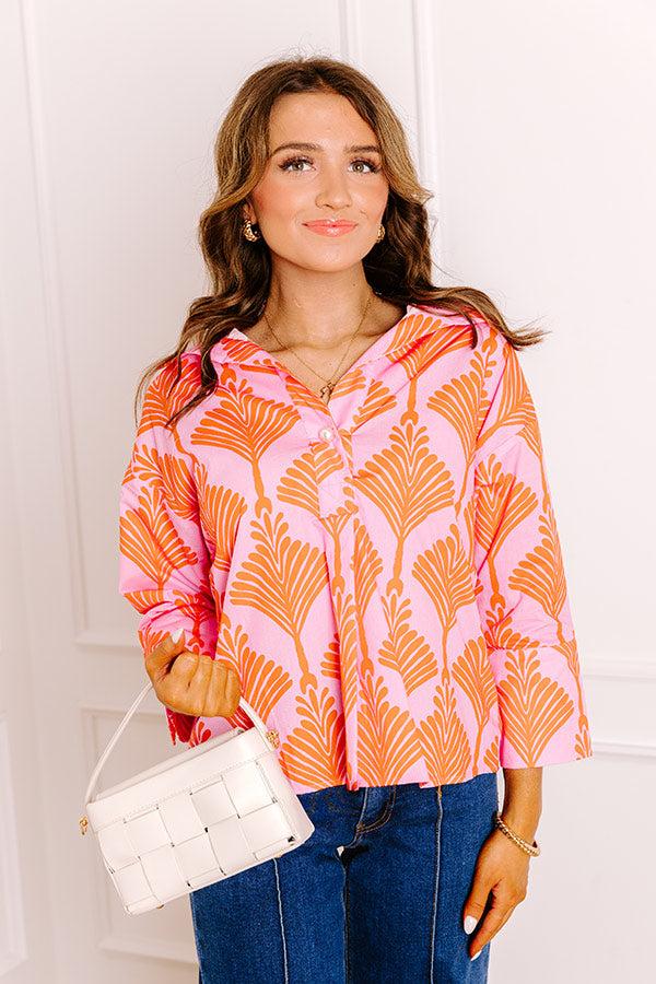 Impressions Sunny Whirlwind Shift Top