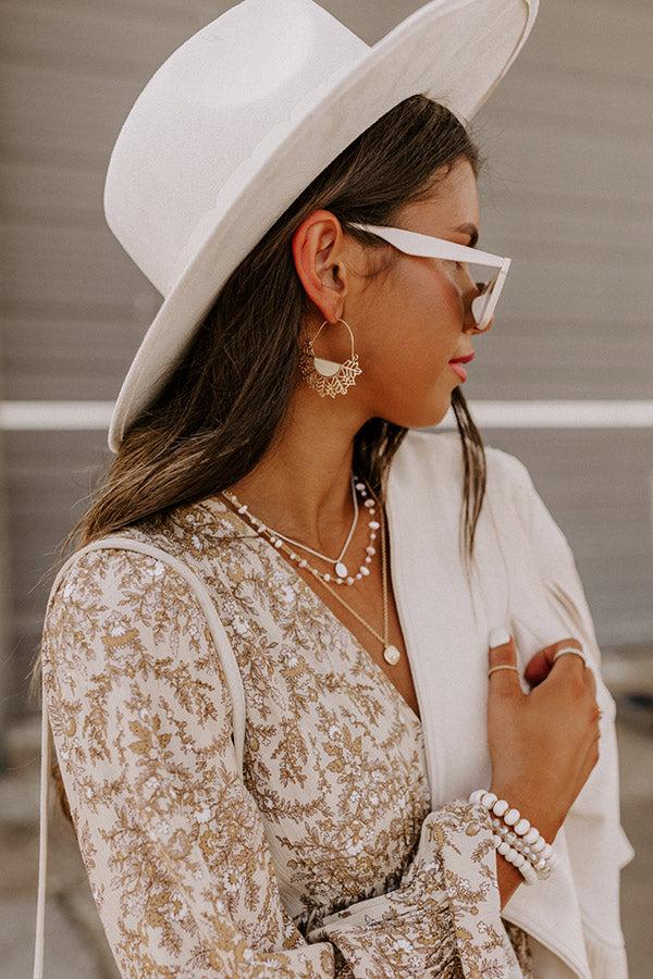 Impressions Sunset Situation Earrings In Ivory