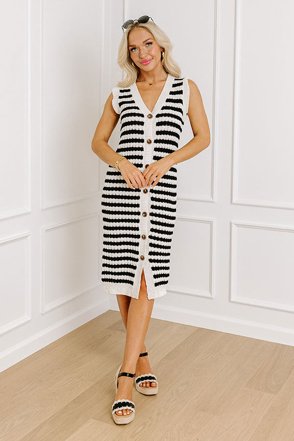 Impressions Sunset Stroll Knit Midi