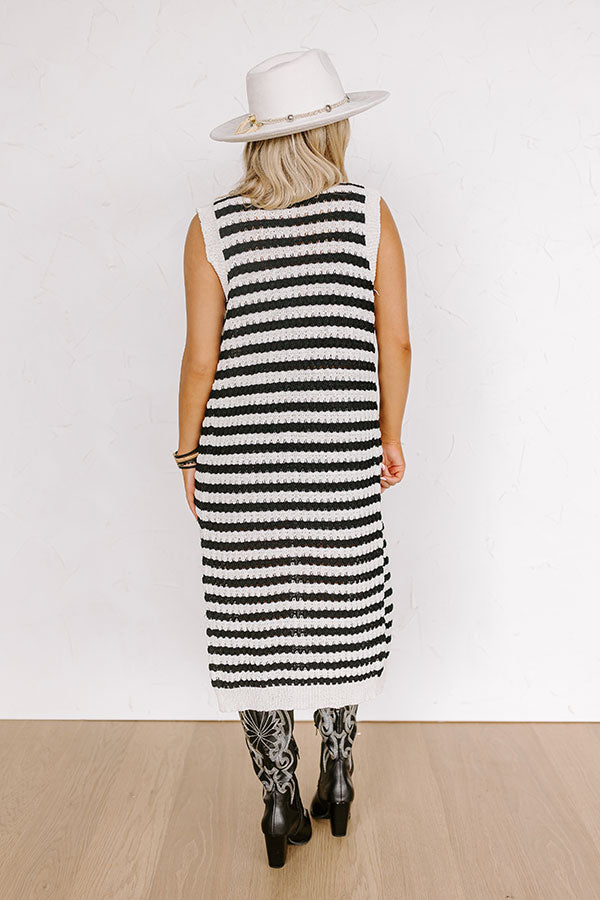 Impressions Sunset Stroll Knit Midi