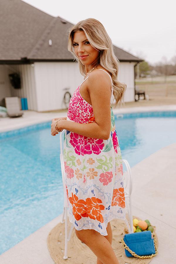 Impressions Sunshine And Daisies Embroidered Dress