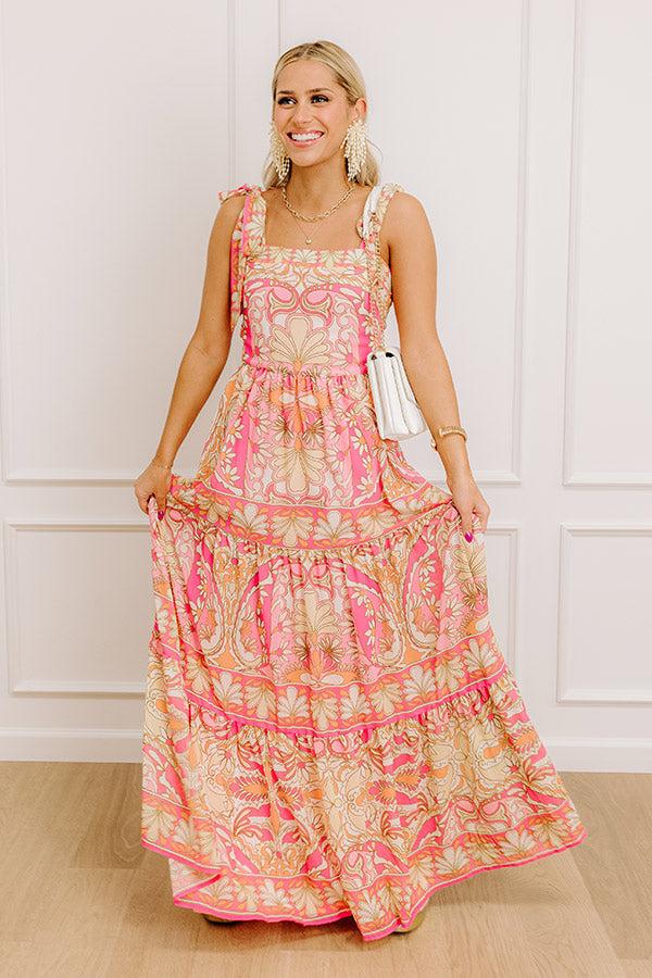 Impressions Sunshine Serenade Floral Maxi Dress