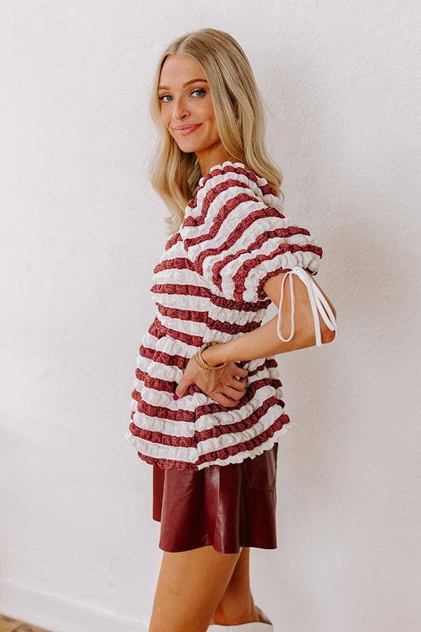 Impressions Sweet As Can Be Stripe Top