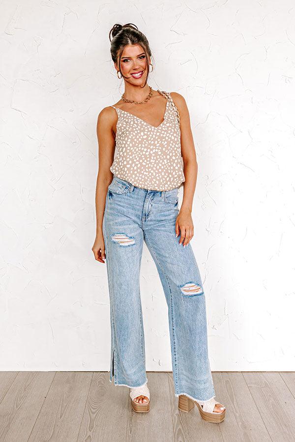 Impressions Sweet Attention Polka Dot Shift Tank