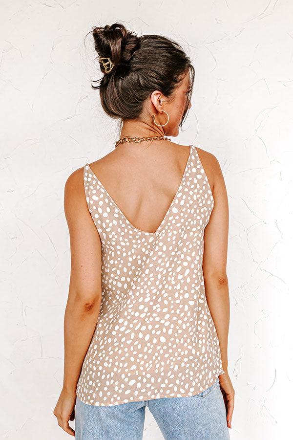 Impressions Sweet Attention Polka Dot Shift Tank