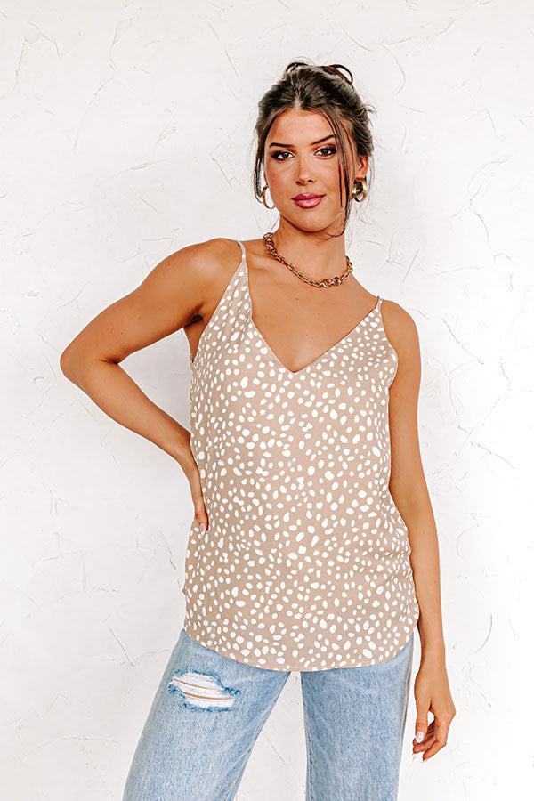 Impressions Sweet Attention Polka Dot Shift Tank