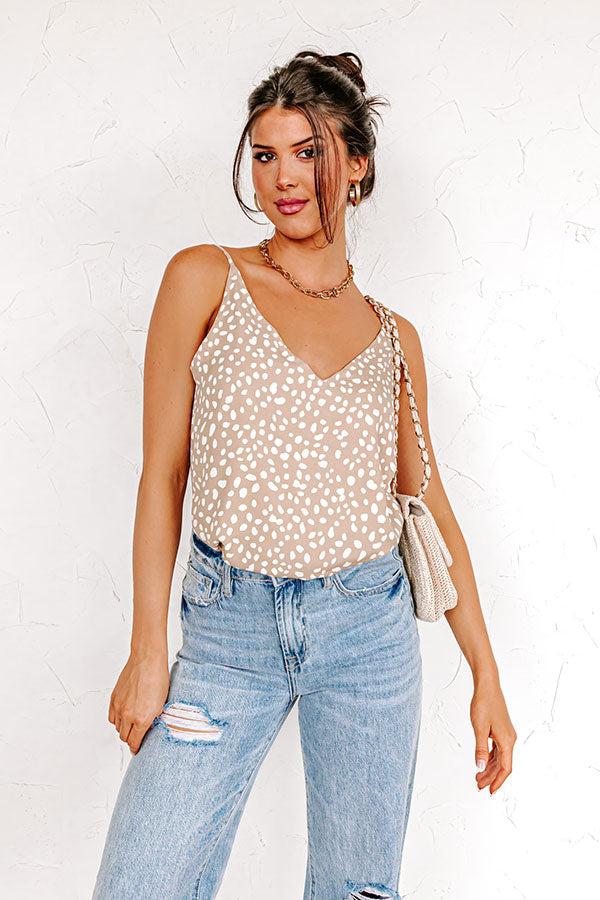 Impressions Sweet Attention Polka Dot Shift Tank