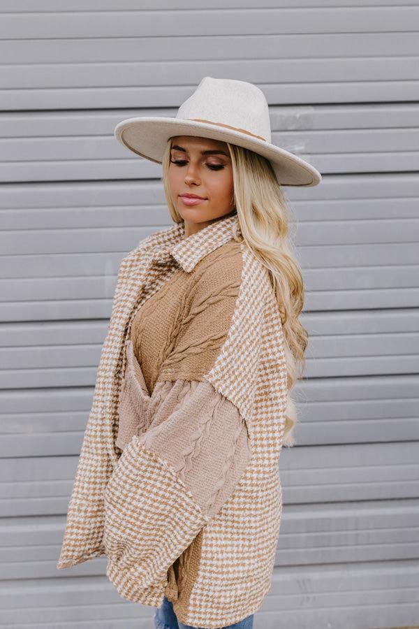 Impressions Sweet Charisma Felt Fedora In Birch