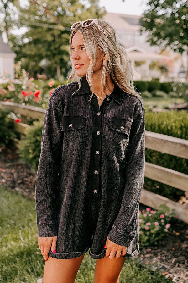 Impressions Sweet Charmer Waffle Knit Romper