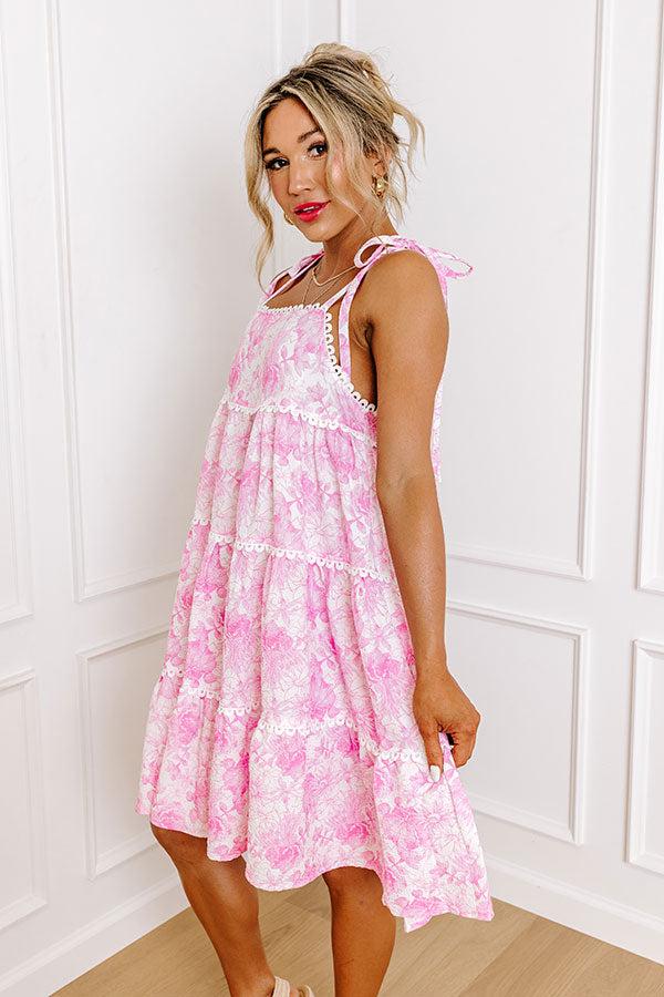 Impressions Sweet Garden Tiered Mini Dress